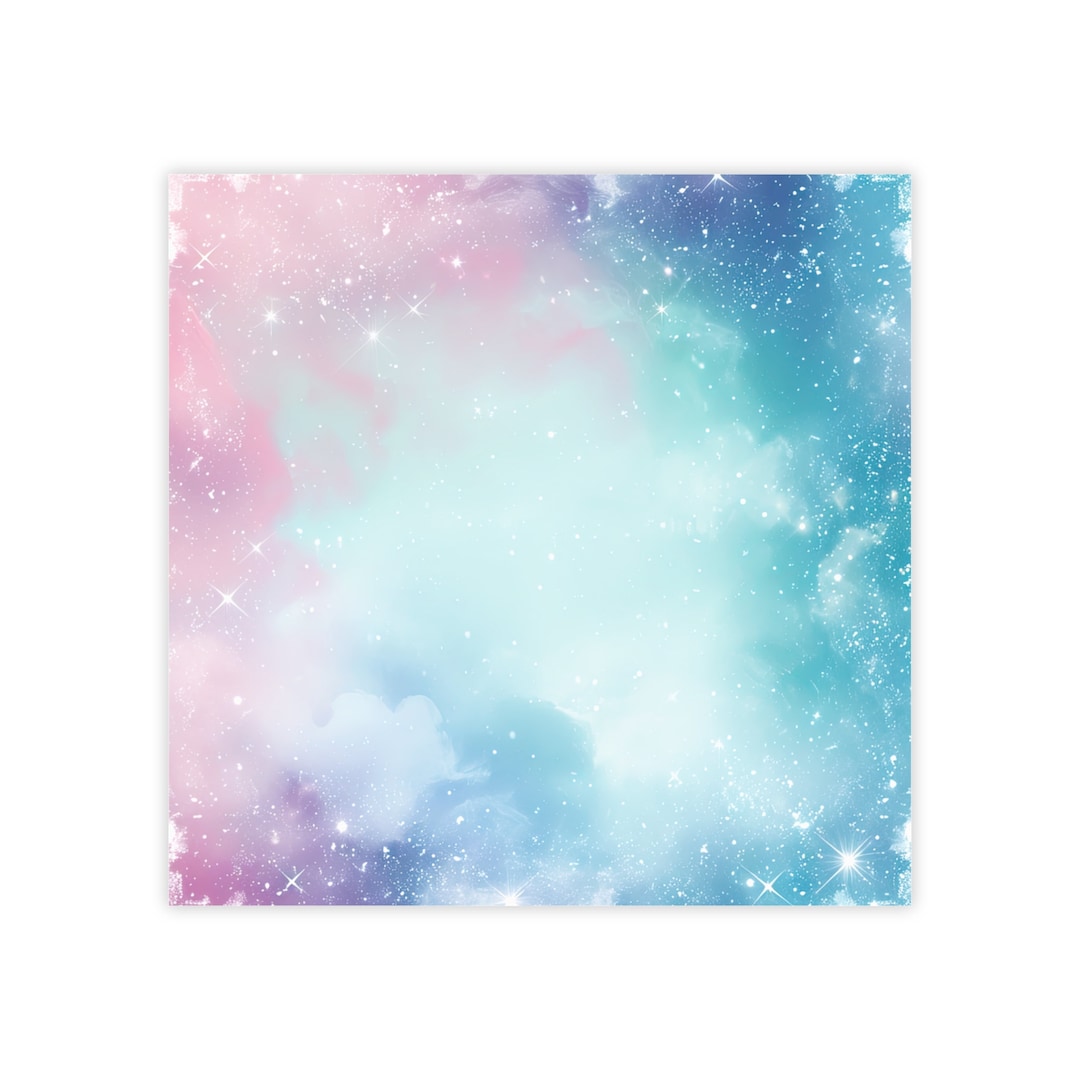 Celestial Post-it® Note Pads Designer Watercolor Heavens, Clouds, Skies ...