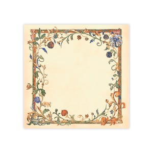 Medieval Manuscript Post-it® Note Pads - designer - illuminated parchment, sticky notes, gift for medieval lovers, y2 - 50 sheets, 2 sizes