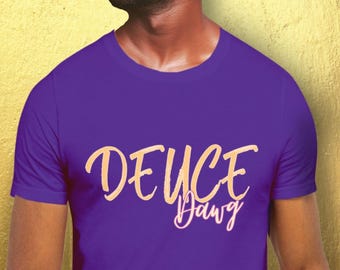 Camiseta del club de fraternidad Omega / Ropa griega Omega / Club Ace • Club Deuce • Club Tre • Camiseta del club Tail