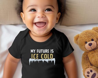 Future Alpha Ice Cold Kids Shirt or Baby Bodysuit, Baby Shower Gift, Newborn Outfit, Infant Clothing