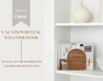 Vacation Rental Welcome Book Template | Airbnb Welcome Book Template | VRBO Welcome Book Template | Vacation Rental Template