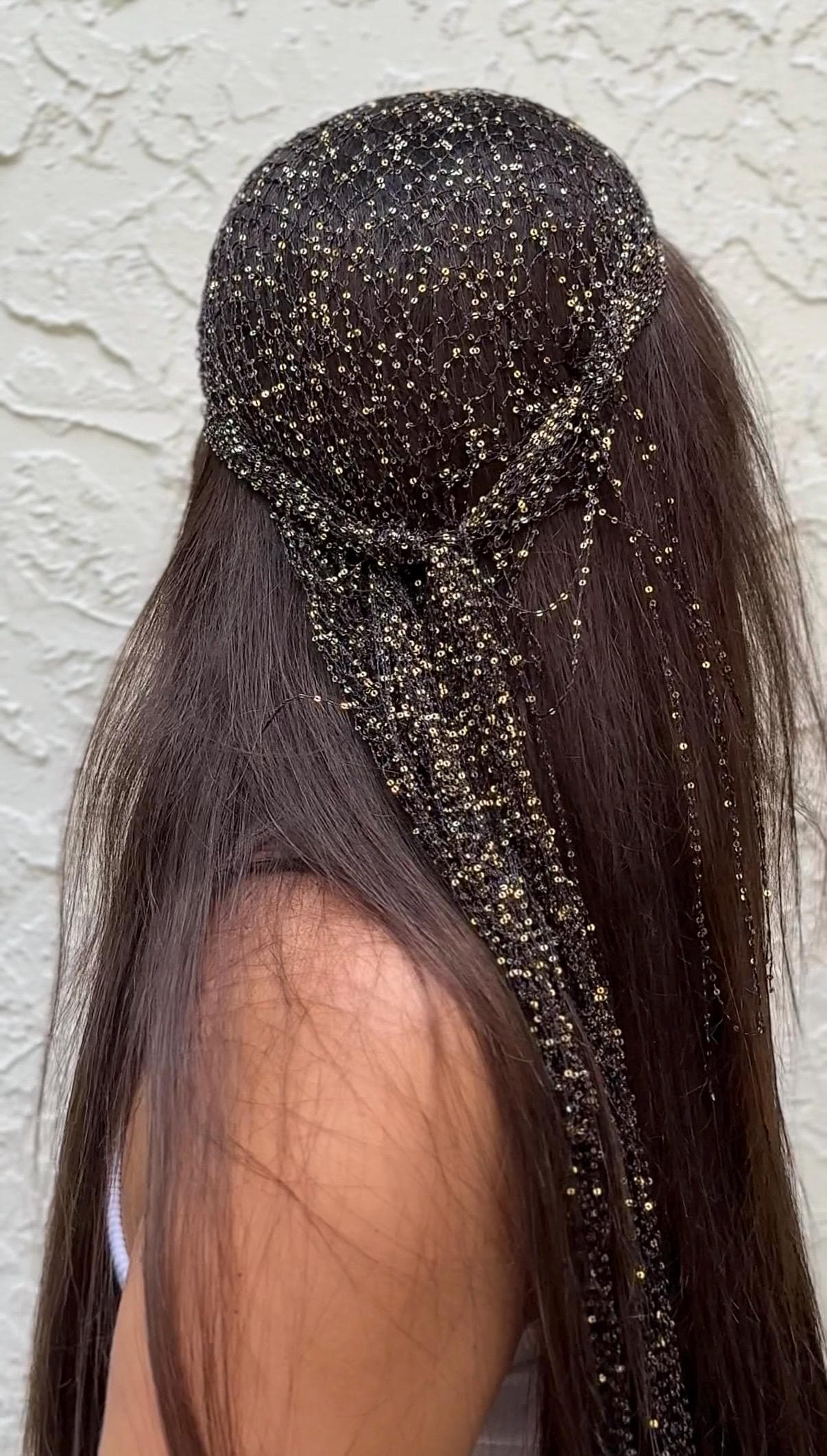 Crochet Sparkly Head Scarf - Etsy display picture 3