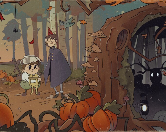 Over the Garden Wall Art Print - Etsy