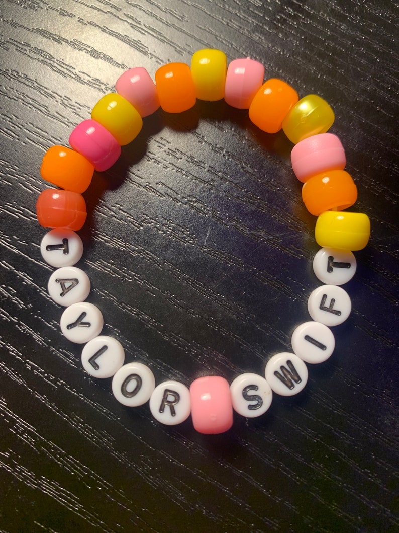 Taylor Swift Beaded Bracelet Clay Bead Heishi - Etsy