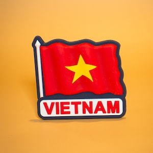 Vietnam Flag Magnet/Flag of Vietnam/ Flag Magnet/ Heavy duty magnets