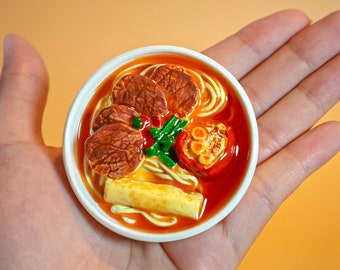 Bun Bo Hue Magnet | Vietnamese Noodle Bowl Fridge Decor