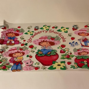Erdbeer Mädchen 16 oz Cup Wrap - Retro Cup Wrap für Glas & Kunststoff