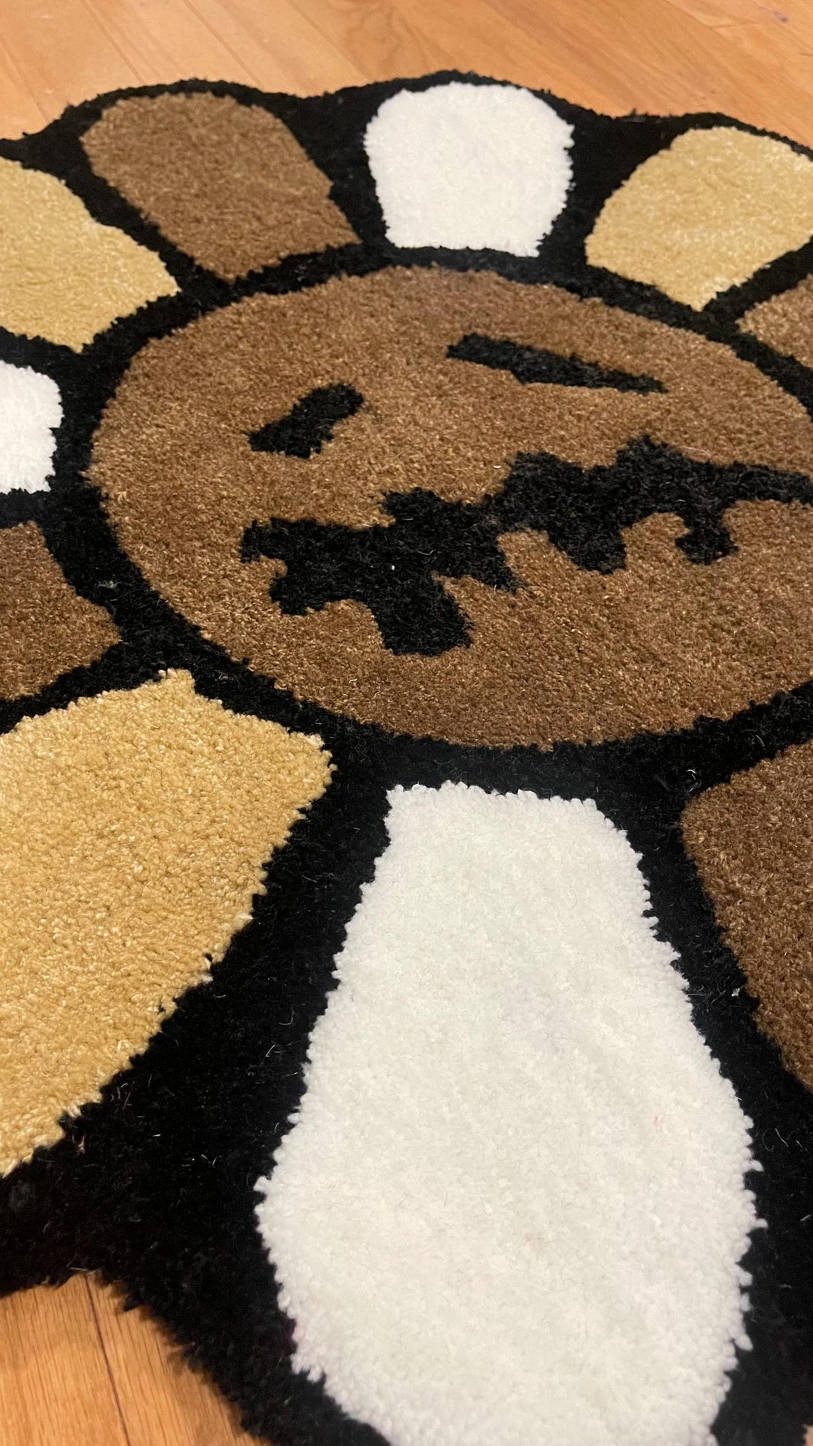 Takashi Murakami Flower Custom Tufted Rug for Minimalist Hypebeast ...