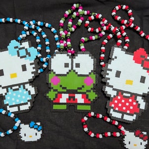 Sanrio Themed Kandi Perlers | Hello Kitty