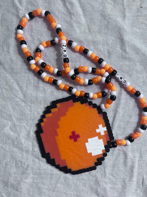 Dragon Ball Z Perler Kandi Necklace Anime UK