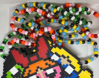 Powerpuff Girls Kandi Perler-ketting