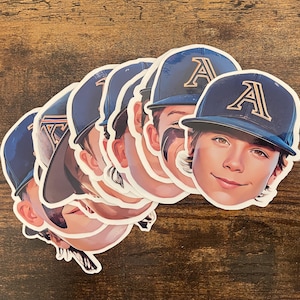 Custom Cartoonized Face Stickers | Vinyl Water Resistant | Full Color Printed Labels
