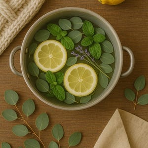 Stovetop Potpourri | Eucalyptus Lemon Mint Lavender Simmer Sick Days | Reusable Winter Aromatherapy | House Fragrance