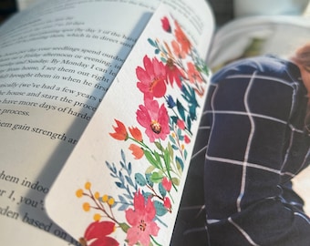 Plantable Floral Bookmarks | Wildflower Seed Paper Eco-Friendly Grow Your Own Gift for Book Lovers and Garden Enthusiasts