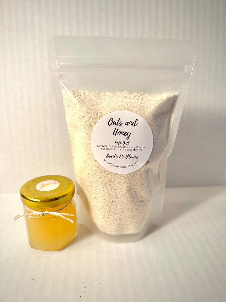 SweetiePieBlooms Oatmeal Honey Milk Bath Soak