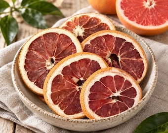 Dehydrated Grapefruit Slices | All-Natural Dried Citrus | Drink Garnish • Craft Supply • Home Décor
