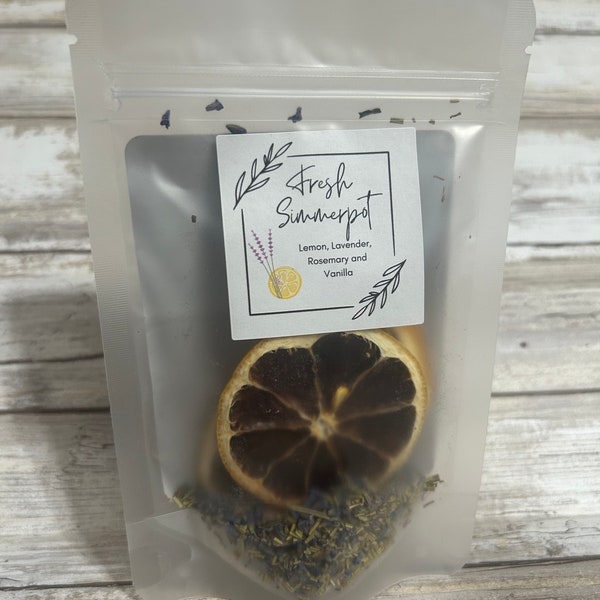 Fresh Stovetop Potpourri | Lemon Lavender | Eucalyptus Mint | Clean Home | Scents Spring Springtime Potpourri Fresh Natural Smell