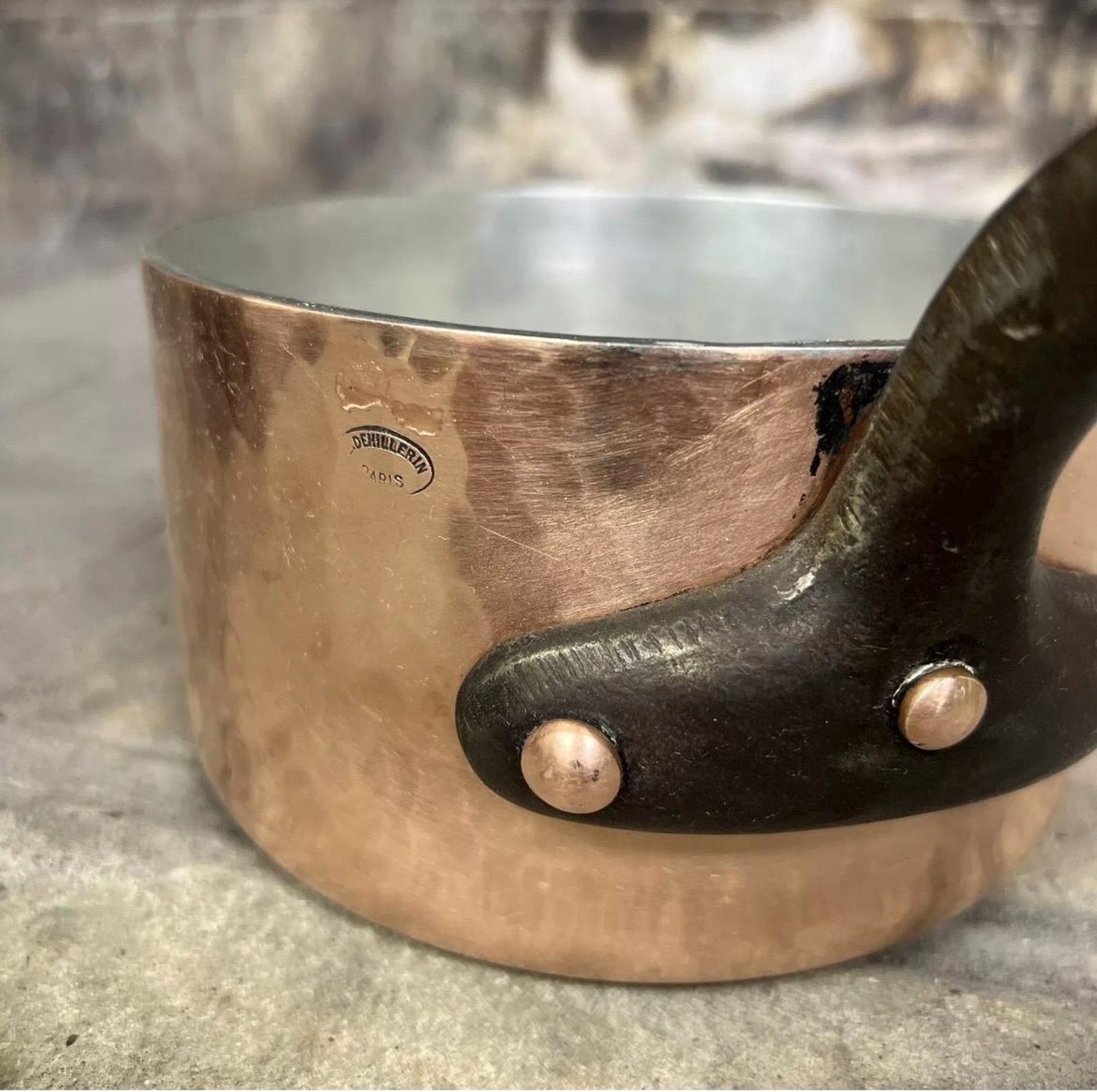 Dehillerin French Vintage Copper Hammered 16 Cm 3 Mm NEW TIN Etsy