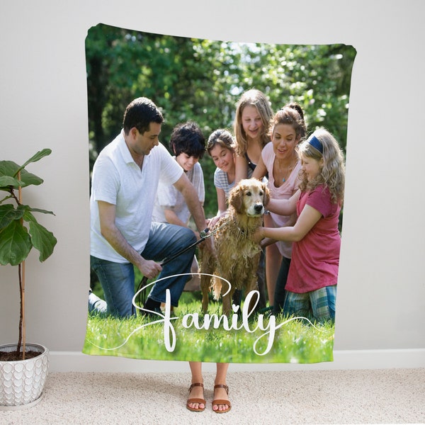 Custom Photo Blanket, Personalized Collage, Minky Sherpa Blanket, Christmas Gift, Family Blanket, Mothers Day Gift, Home Decor,