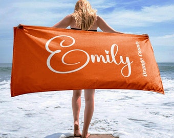 E-shine Custom Beach Towels - Personalized With Name, Tie Dye Design - View #9