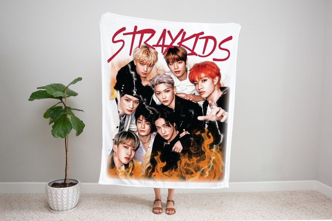 Stray Kids Blanket Personalized Blanket Kpop Merch Gift for Her or Him