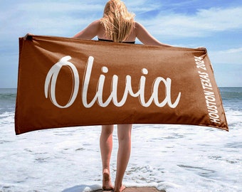 Personalized Beach Towel,Personalized Name Bath Towel,Custom Pool Towel,Beach Towel With Name,Outside Birthday, picnic towel,gift Towel name