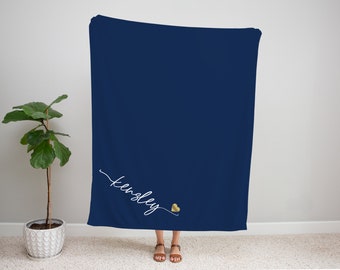 Custom Blanket with Name, Personalized Blanket, friends gift, Monogram Blanket for Adults, Personalized Holiday, Gifts, Birthday gift,