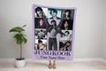 Custom Photo Jungkook Blanket, BTS Merch, Custom Gift for BTS Army and KPop Fans, Personalized Jungkook photo and name blanket