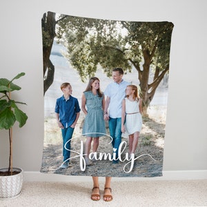 Personalized Picture Blanket Gifts, Photo Blanket Gift, Custom Photo Blanket, Family Memories, Christmas Gifts, gift for him and her