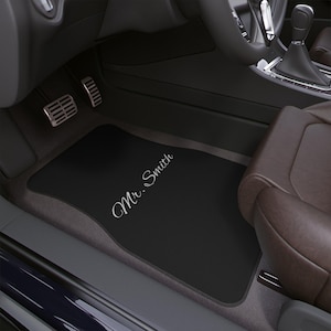 Personalisierte Auto-Matte, 1 Stück, Auto-Fußmatten, personalisiertes Geschenk, individuell bedruckte Automatten, Sonderanfertigungen, hohe Qualität, Hochzeit, Geburtstag, Autogeschenk