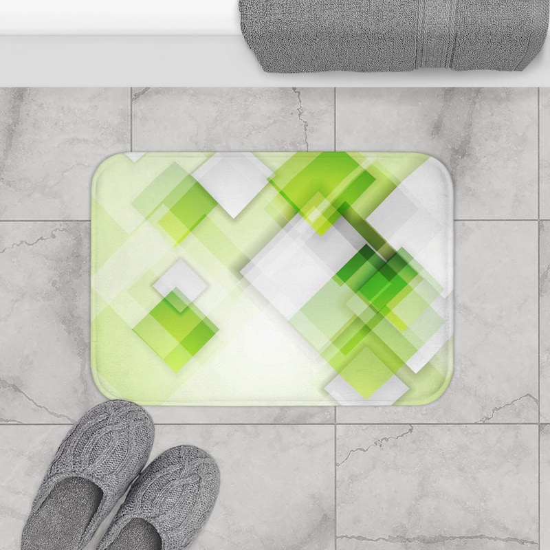 Green Bath Mat - Etsy