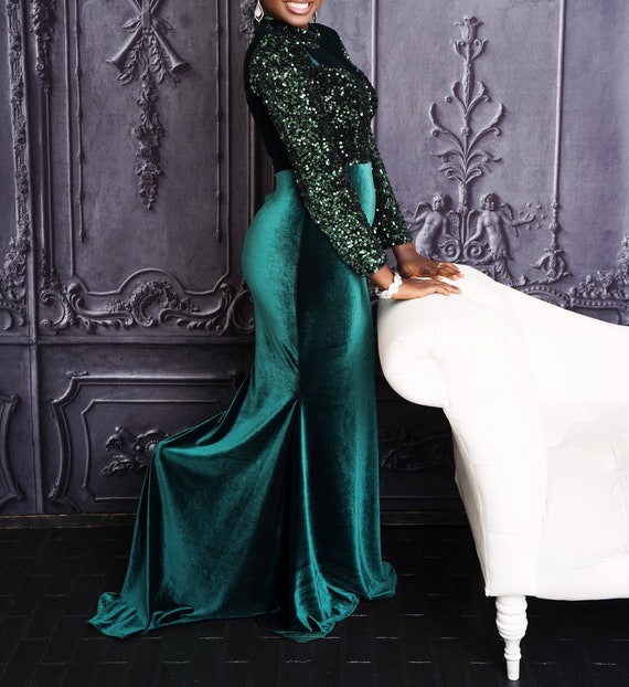 green emerald velvet dress Black A Line Birthday Outfit Short Evening Dress Short Party Dress Coc –  formalgowns