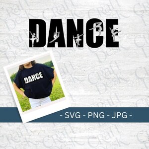 Dance SVG | Ballet SVG | Ballerina SVG | Design File | Digital File | Digital Download | Instant Download