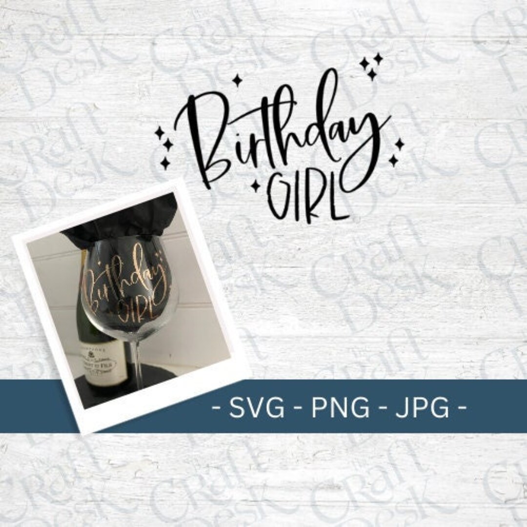 Birthday Girl SVG Birthday SVG Party Girl SVG Design - Etsy