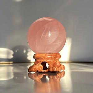 Star Rose Quartz Sphere