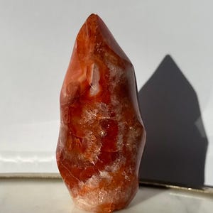 Carnelian Flame Crystal Gemstone Carving