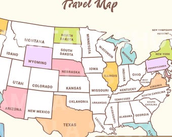 United States Map, United States Travel Map, America Map, USA Printable Map, America Coloring Map, America Sales Map, USA Roadtrip Map