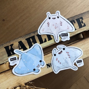 Adesivos de vinil à prova d'água Manta Ray