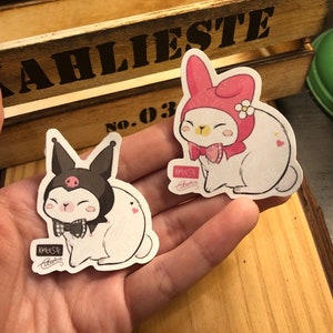 Sanrio Inspiriert Bunny Rabbit Wasserdichte Vinyl-Aufkleber