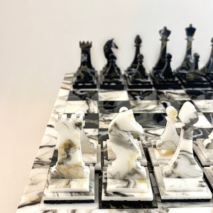 Marble Acrylic Chess Set