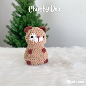 Chubby Dog Farm Animals Amigurumi Crochet Doll Pattern Bedabee