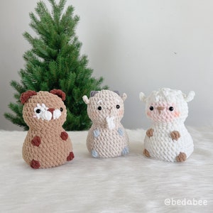 Farm Animals Amigurumi Crochet Doll Pattern Bedabee 04