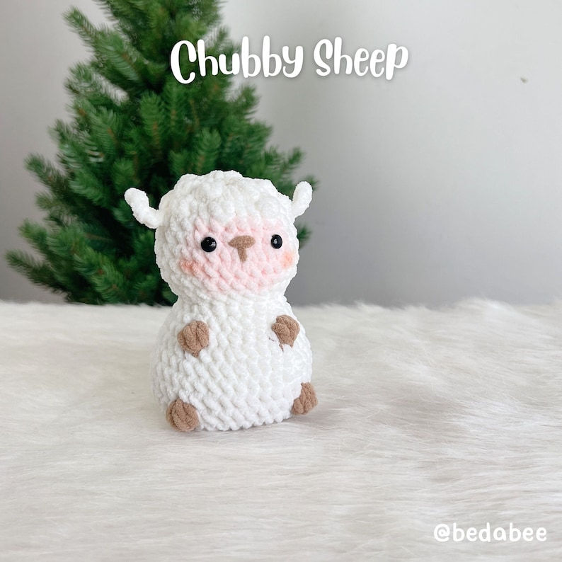 Chubby Sheep Amigurumi Crochet Doll Pattern Bedabee 0