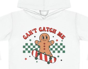 Toddler Gingerbread Christmas Hoodie / Pullover Fleece Hoodie / Toddler Hoodie