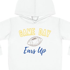 Toddler Game Day Hoodie / Pullover Fleece Hoodie / Toddler Hoodie