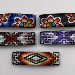 3 1/8” Loom Beaded Barrettes