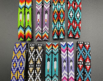 3” Loom Beaded Barrette Pairs