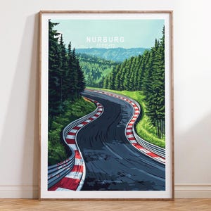 Nurburg Travel Print, Nurburg Niemcy Wall Art Print, Niemcy Travel Poster, House Parapeting Gifts, Minimalistyczny pejzaż miejski