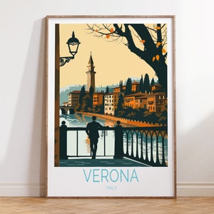 VERONA Reise Poster, Italien Reise Poster, VERONA Reise Wandkunst, VERONA Italien Reise Wand Dekor, Home Decor, Geburtstagsgeschenke
