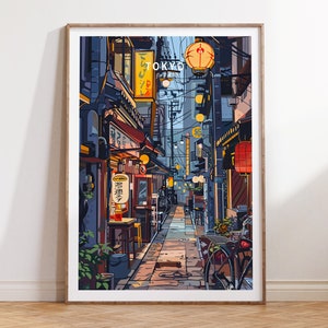 Impressão de viagem de Tóquio, Japão, arte de parede da cidade de Tóquio, presentes de viagem japoneses, pôster de viagem de Tóquio, Japão, presentes personalizados, presente de casamento
